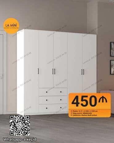 Açılan, 5 qapı Düz dolab, Qarderob, paltar dolabı lalafo.az -da Açılan, 5 qapı Düz dolab, Qarderob, paltar dolabı
