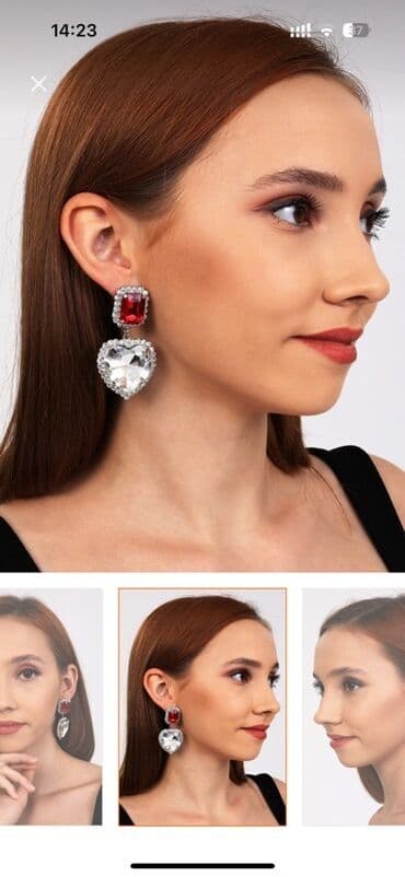 Sırğa- Trendyoldan alınıb- 1 dəfə taxıb yoxlamışam sadəcə 7 azn yeni lalafo.az -da Sırğa- Trendyoldan alınıb- 1 dəfə taxıb yoxlamışam sadəcə 7 azn yeni