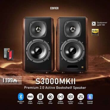 Edifier S3000MKII Premium 2.0 Dinamik Sistemi • Xüsusi 5.8GHz simsiz lalafo.az -da Edifier S3000MKII Premium 2.0 Dinamik Sistemi • Xüsusi 5.8GHz simsiz