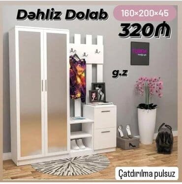 Açılan, 2 qapılı Düz dolab, Dəhliz dolabı lalafo.az -da Açılan, 2 qapılı Düz dolab, Dəhliz dolabı