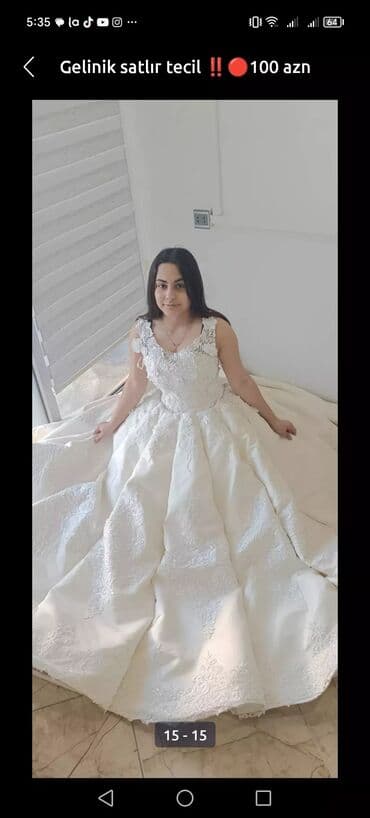 Gəlinik tecili satlır 200 azn yox❌100 azn arxası şilefdi maye lalafo.az -da Gəlinik tecili satlır 200 azn yox❌100 azn arxası şilefdi maye