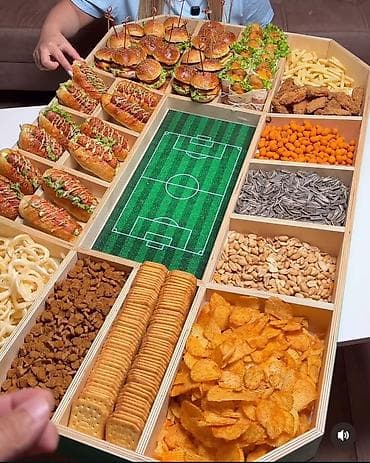 Снеки и закуски: Futbol temalı böyük “snack” boksu – matç izləmələri, dost yığıncaqları at lalafo.az — 1 Снеки и закуски: Futbol temalı böyük “snack” boksu – matç izləmələri, dost yığıncaqları — 1