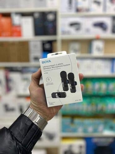 Simsiz yaxa mikrofonu "Boya". Original Boya brendindən telefon üçün lalafo.az -da Simsiz yaxa mikrofonu "Boya". Original Boya brendindən telefon üçün