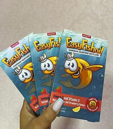 EasyFishoil – uşaqlar üçün çeynənən jel formasında Omega-3 və D lalafo.az -da EasyFishoil – uşaqlar üçün çeynənən jel formasında Omega-3 və D