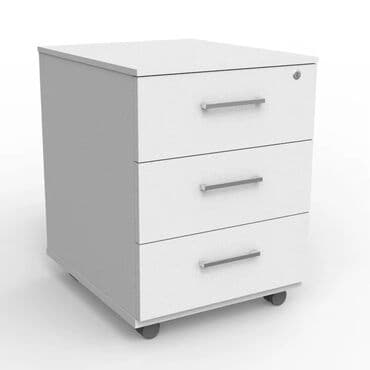 Ağ rəngli 3 çekmecəli ofis tumbası - Kompakt ölçülü, minimal dizayn - lalafo.az -da Ağ rəngli 3 çekmecəli ofis tumbası - Kompakt ölçülü, minimal dizayn -