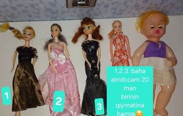 Müxtəlif üslubda və ölçüdə gəlinciklərdən ibarət kolleksiya. Bu dəstdə lalafo.az -da Müxtəlif üslubda və ölçüdə gəlinciklərdən ibarət kolleksiya. Bu dəstdə