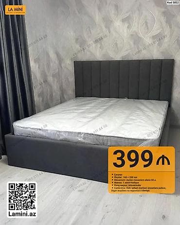 LA MINI – Çarpayı (Kod: 5852) - Ölçülər: 160 × 200 sm - Mexanizm lalafo.az -da LA MINI – Çarpayı (Kod: 5852) - Ölçülər: 160 × 200 sm - Mexanizm