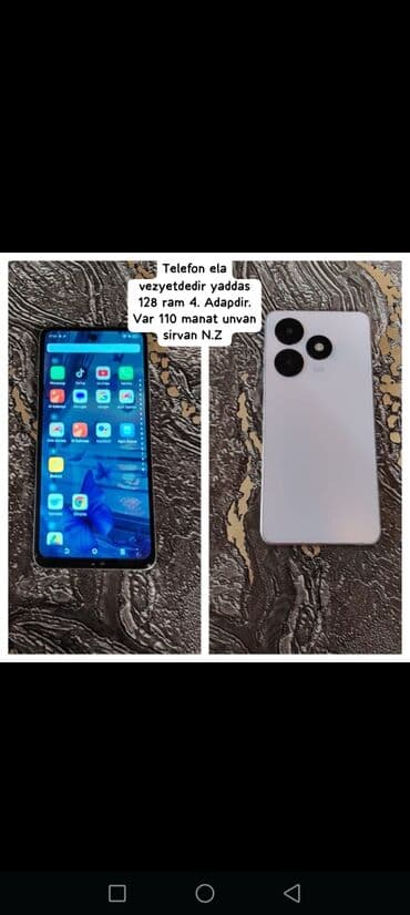 Smartfon - Yaddaş: 128 GB - RAM: 4 GB - Adaptoru var - Ekranda ön lalafo.az -da Smartfon - Yaddaş: 128 GB - RAM: 4 GB - Adaptoru var - Ekranda ön