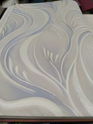 Divar kağızı dəsti - Naxış: Zərif dalğavari ornament və yarpaq lalafo.az -da Divar kağızı dəsti - Naxış: Zərif dalğavari ornament və yarpaq