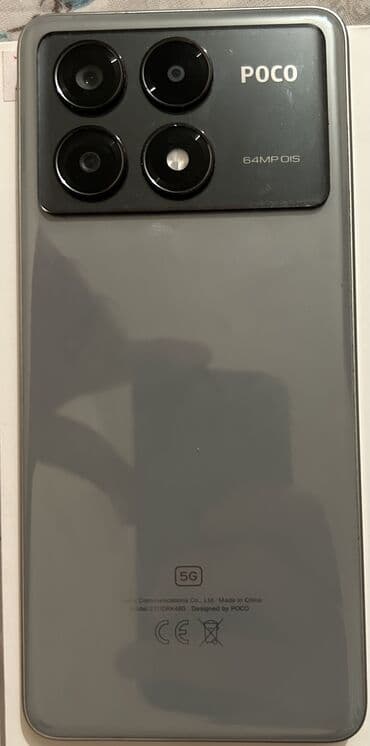 Poco X6 Pro, 512 GB, rəng - Gümüşü, Düyməli, Sensor, Barmaq izi lalafo.az -da Poco X6 Pro, 512 GB, rəng - Gümüşü, Düyməli, Sensor, Barmaq izi