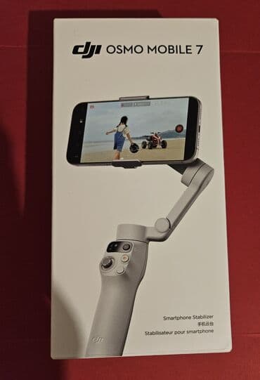 DJI Osmo Mobile 7 – smartfon üçün 3 oxlu stabilizator Həmçinin lalafo.az -da DJI Osmo Mobile 7 – smartfon üçün 3 oxlu stabilizator Həmçinin