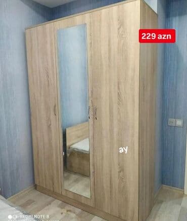 Açılan, 3 qapılı Düz dolab, Qarderob, paltar dolabı lalafo.az -da Açılan, 3 qapılı Düz dolab, Qarderob, paltar dolabı
