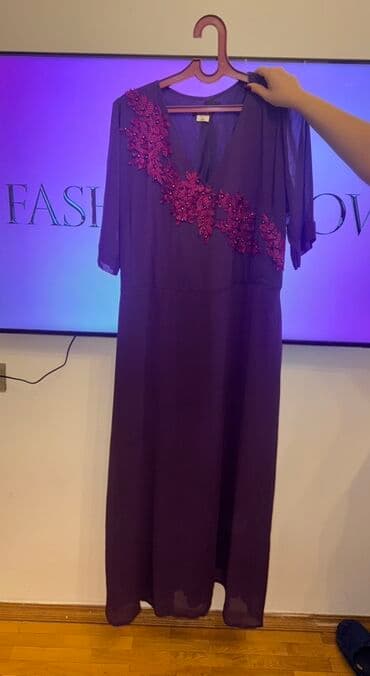 2xl 3xl bedene gedir bir defe geyinilib Bənövşəyi rəngdə zərif maxi lalafo.az -da 2xl 3xl bedene gedir bir defe geyinilib Bənövşəyi rəngdə zərif maxi