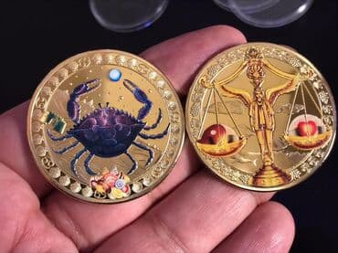Məhsul: Zodiak temalı xatirə sikkələri (2 ədəd) - Dizayn: - lalafo.az -da Məhsul: Zodiak temalı xatirə sikkələri (2 ədəd) - Dizayn: -
