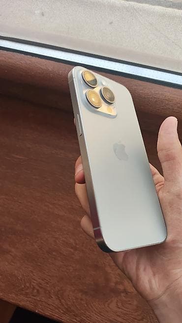 IPhone 15 Pro, 256 GB, Natural Titanium, Simsiz şarj lalafo.az -da IPhone 15 Pro, 256 GB, Natural Titanium, Simsiz şarj
