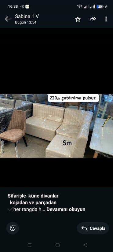 Künc divan lalafo.az -da Künc divan