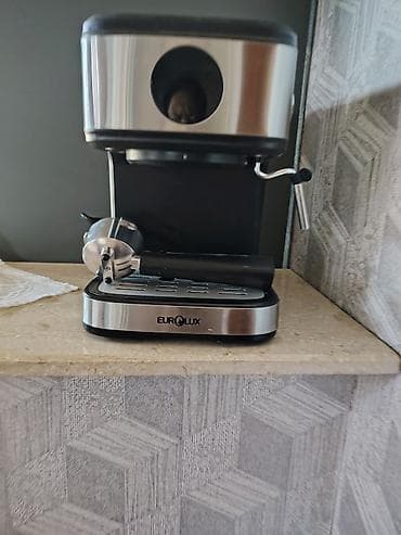 Eurolux espresso/kofe aparatı - Paslanmayan polad və qara mat dizayn lalafo.az -da Eurolux espresso/kofe aparatı - Paslanmayan polad və qara mat dizayn