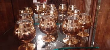 Qədəhlər, rəng - Qızılı, Şüşə lalafo.az -da Qədəhlər, rəng - Qızılı, Şüşə