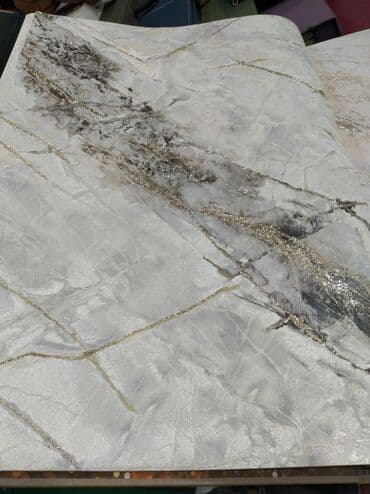 Mərmər effekti ilə dekorativ divar kağızı - Dizayn: Açıq boz/bej fon lalafo.az -da — 1 Mərmər effekti ilə dekorativ divar kağızı - Dizayn: Açıq boz/bej fon — 1