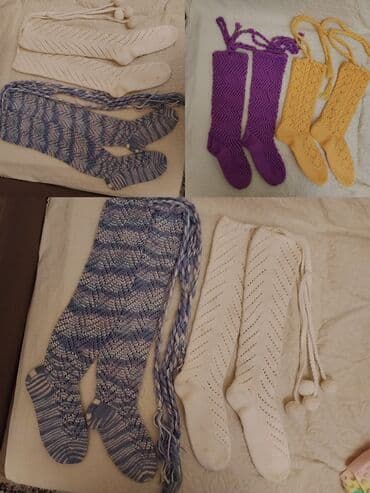 Məhsul: Əl işi uzun toxunma corablar - Model: Dizüstü/uzun corablar lalafo.az -da Məhsul: Əl işi uzun toxunma corablar - Model: Dizüstü/uzun corablar