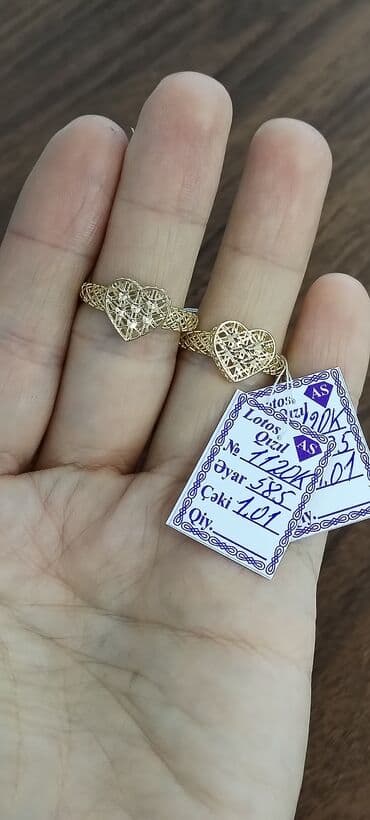 Üzük, Sarı qızıl, 585 Əyar lalafo.az -da Üzük, Sarı qızıl, 585 Əyar