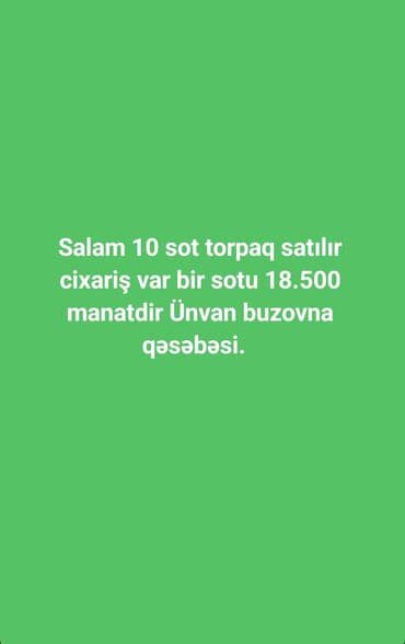 10 sot, Tikinti, Maklerlər narahat etməsin, Kupça (Çıxarış) lalafo.az -da 10 sot, Tikinti, Maklerlər narahat etməsin, Kupça (Çıxarış)
