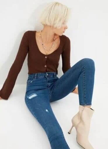 Trendyol marka 34 razmer qadin cins salvari lalafo.az -da Trendyol marka 34 razmer qadin cins salvari