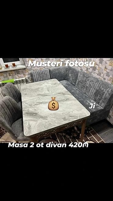 Künc divan masa oturacaq rəng seçimi var lalafo.az -da Künc divan masa oturacaq rəng seçimi var