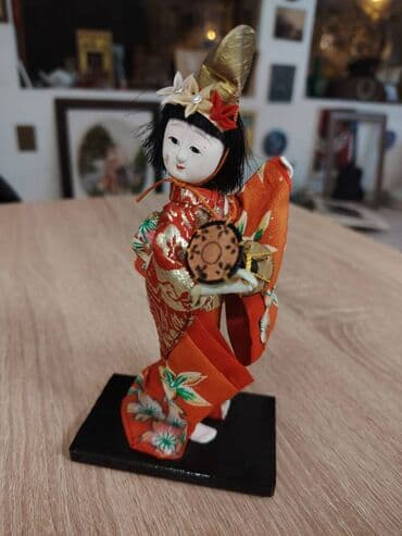 Yapon Vintage Gofun Kimono Parça Kuklası 16 sm / KABUKI / ASAZUMA lalafo.az -da Yapon Vintage Gofun Kimono Parça Kuklası 16 sm / KABUKI / ASAZUMA