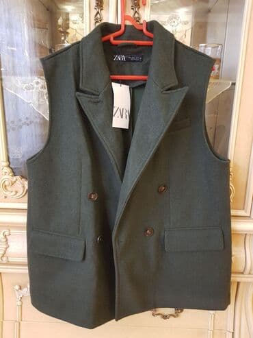 Jilet, Zara, M, rəng - Yaşıl lalafo.az -da Jilet, Zara, M, rəng - Yaşıl