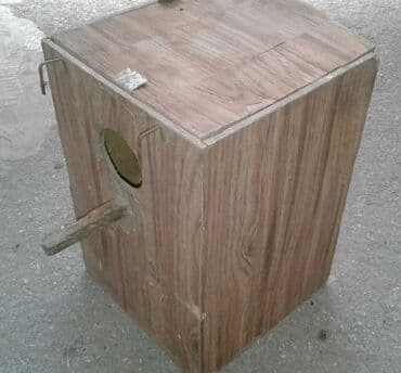 Quş qəfəsi üçün taxta yuva satılır. Uzunluğu 17sm, eni 17sm lalafo.az -da Quş qəfəsi üçün taxta yuva satılır. Uzunluğu 17sm, eni 17sm