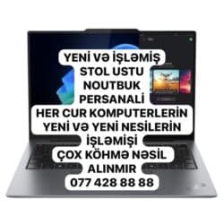 YÜKSƏK QİYMƏTƏ NOUTBUK ALIRAM lalafo.az -da YÜKSƏK QİYMƏTƏ NOUTBUK ALIRAM