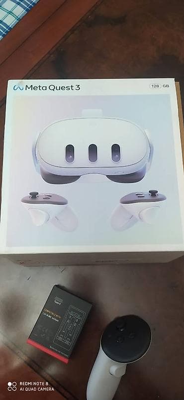 Meta Quest 3 VR eynəyi – 128 GB Super veziyetdedi yeniden seçilmir lalafo.az -da — 4 Meta Quest 3 VR eynəyi – 128 GB Super veziyetdedi yeniden seçilmir — 4