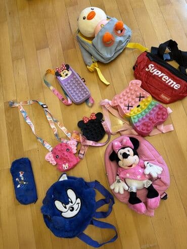 5-10-15 azn Uşaq çantaları və aksessuarları dəsti - Tema: populyar lalafo.az -da 5-10-15 azn Uşaq çantaları və aksessuarları dəsti - Tema: populyar