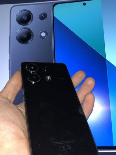 Redmi Note 13, 256 GB, rəng - Qara, Face ID, Qırıq, İki sim kartlı lalafo.az -da Redmi Note 13, 256 GB, rəng - Qara, Face ID, Qırıq, İki sim kartlı