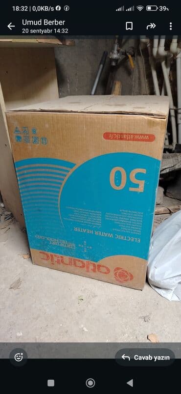 Oranzh elektrik su qızdırıcısı – 50 litr - Tutum: 50 L - Növ lalafo.az -da Oranzh elektrik su qızdırıcısı – 50 litr - Tutum: 50 L - Növ