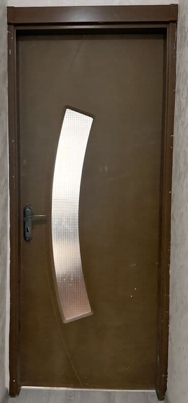 İç otaq qapısı – dekorativ şüşə panelli - Material: taxta/MDFlam lalafo.az -da İç otaq qapısı – dekorativ şüşə panelli - Material: taxta/MDFlam