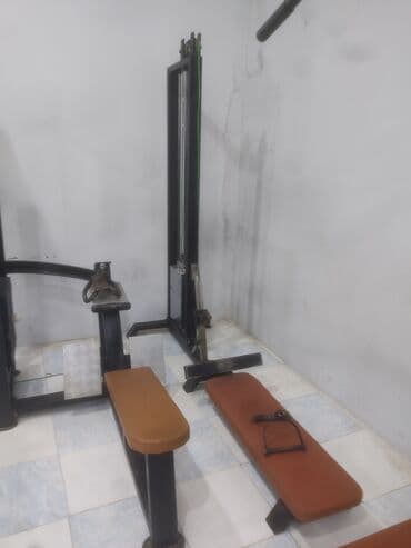 Məhsul: Kabel çəkili güc trenajoru və skamya dəsti - Çəki bloklu lalafo.az -da Məhsul: Kabel çəkili güc trenajoru və skamya dəsti - Çəki bloklu