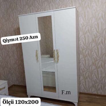 Yeni, Açılan, 3 qapılı Düz dolab lalafo.az -da Yeni, Açılan, 3 qapılı Düz dolab