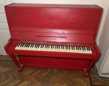 Qırmızı rəngdə akustik antikvar pianino - Şaquli (upright) lalafo.az -da Qırmızı rəngdə akustik antikvar pianino - Şaquli (upright)