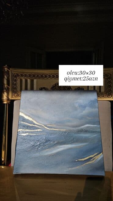 Rəsm tabloları – akril boya ilə kətan üzərində, əl işi. 1) Dənizvəri lalafo.az -da Rəsm tabloları – akril boya ilə kətan üzərində, əl işi. 1) Dənizvəri