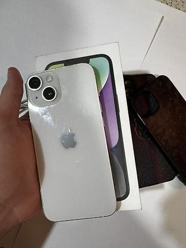 IPhone 14, 128 GB, Ağ, Barmaq izi, Simsiz şarj, Face ID lalafo.az -da IPhone 14, 128 GB, Ağ, Barmaq izi, Simsiz şarj, Face ID