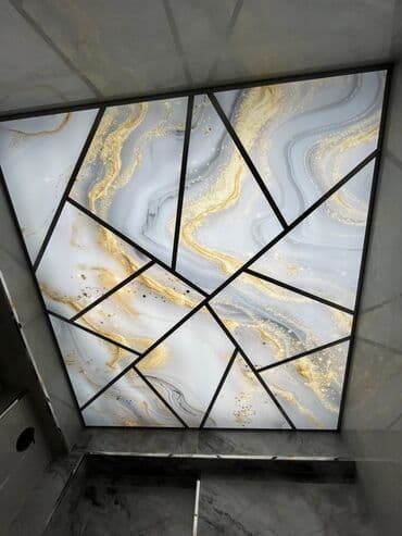 Натяжные потолки: Подвесной потолок, Оргстекло, Влагостойкая, Бесплатная доставка, Доставка в районы, Бесплатная установка at lalafo.az — 6 Натяжные потолки: Подвесной потолок, Оргстекло, Влагостойкая, Бесплатная доставка, Доставка в районы, Бесплатная установка — 6