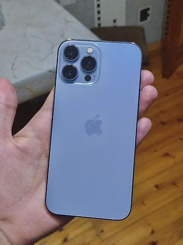 IPhone 13 Pro Max, 128 GB, Sierra Blue, Face ID, Simsiz şarj lalafo.az -da IPhone 13 Pro Max, 128 GB, Sierra Blue, Face ID, Simsiz şarj