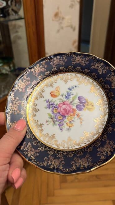 Boşqablar, 6 ədədli dəst, rəng - Göy, Farfor, Çexiya lalafo.az -da Boşqablar, 6 ədədli dəst, rəng - Göy, Farfor, Çexiya