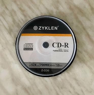 10 Ədədi 1 Azn. ZYKLEN CD-R disk dəsti - Tip: CD-R (Compact Disc lalafo.az -da 10 Ədədi 1 Azn. ZYKLEN CD-R disk dəsti - Tip: CD-R (Compact Disc