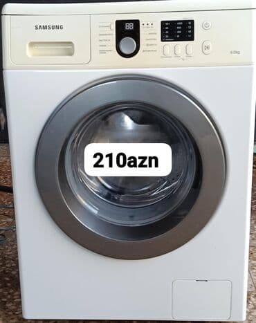 Paltaryuyan maşın Samsung, 6 kq, Avtomat, Qurutmasız, Kredit yoxdur lalafo.az -da Paltaryuyan maşın Samsung, 6 kq, Avtomat, Qurutmasız, Kredit yoxdur