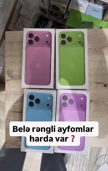 IPhone 17 Pro Max, 1 TB, Zəmanət, Simsiz şarj, Sənədlərlə lalafo.az -da IPhone 17 Pro Max, 1 TB, Zəmanət, Simsiz şarj, Sənədlərlə