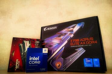 AORUS Z790 Elite AX WIFI + Intel Core i9-14900K + Patriot Viper lalafo.az -da AORUS Z790 Elite AX WIFI + Intel Core i9-14900K + Patriot Viper