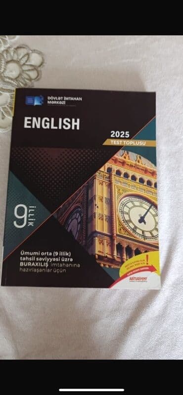 Məhsul: DİM “English – 2025 Test Toplusu” (9 illik) yenidir istifade lalafo.az -da Məhsul: DİM “English – 2025 Test Toplusu” (9 illik) yenidir istifade